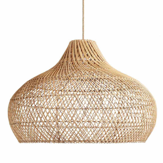 Kloe Rattan Rippvalgusti