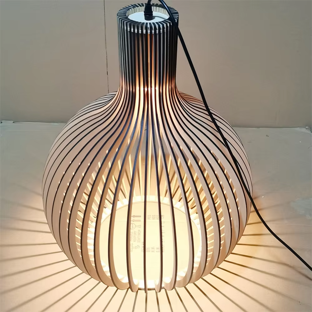 Disaineri Bambu Ripplamp – Elegantne ja Hubane valgusti